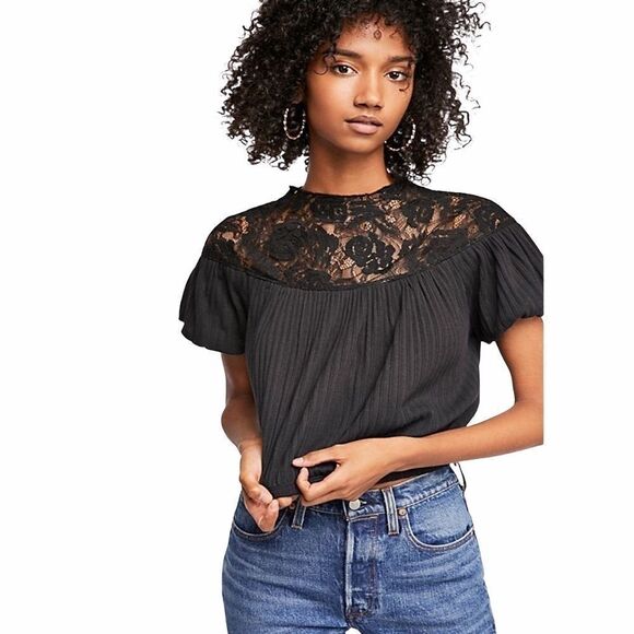 Free People Sweeter Than Sugar Ribbed Knit Top - Picture 1 of 4